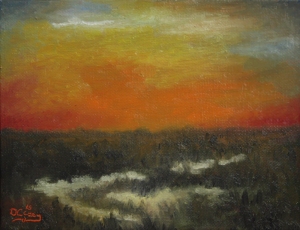 150319 - Morning on the Marsh 001b 6x8 oil on canvas panel - Dave Casey - TheDailyPainter